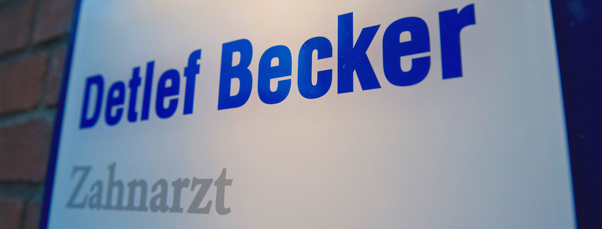 Zahnarzt Detlef Becker